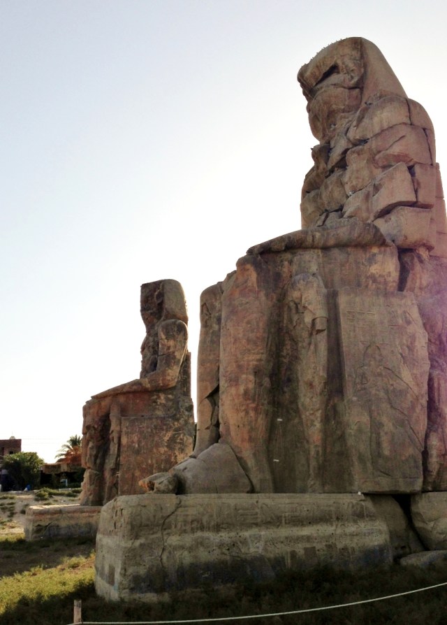 They are made from sand lime stone and are located on the West Bank in Luxor
