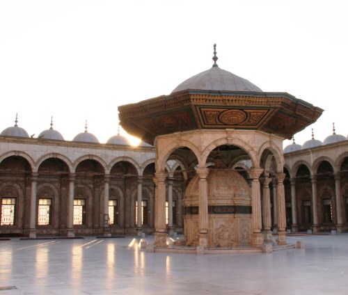 Wash Basin used to wash hands and feet before entering the Mosque